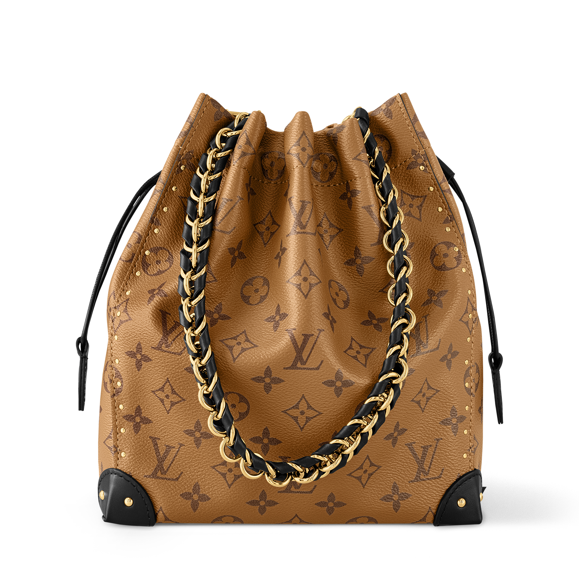 Noé Trunk PM Bag - Luxury Monogram Reverse Canvas Brown | LOUIS